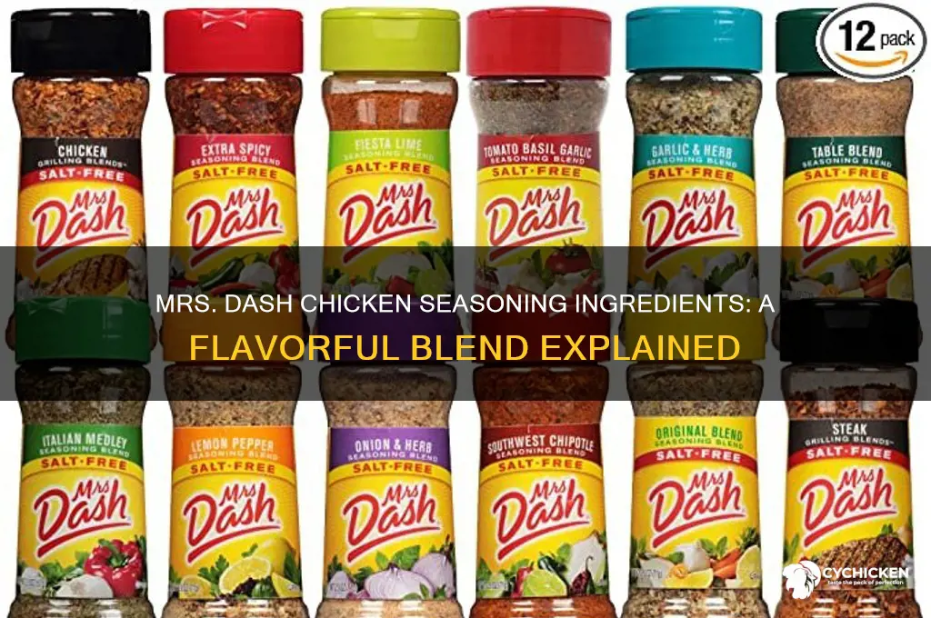 what is in mrs dash chicken seasoning
