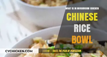 Exploring the Delicious Ingredients in Mushroom Chicken Chinese Rice Bowl
