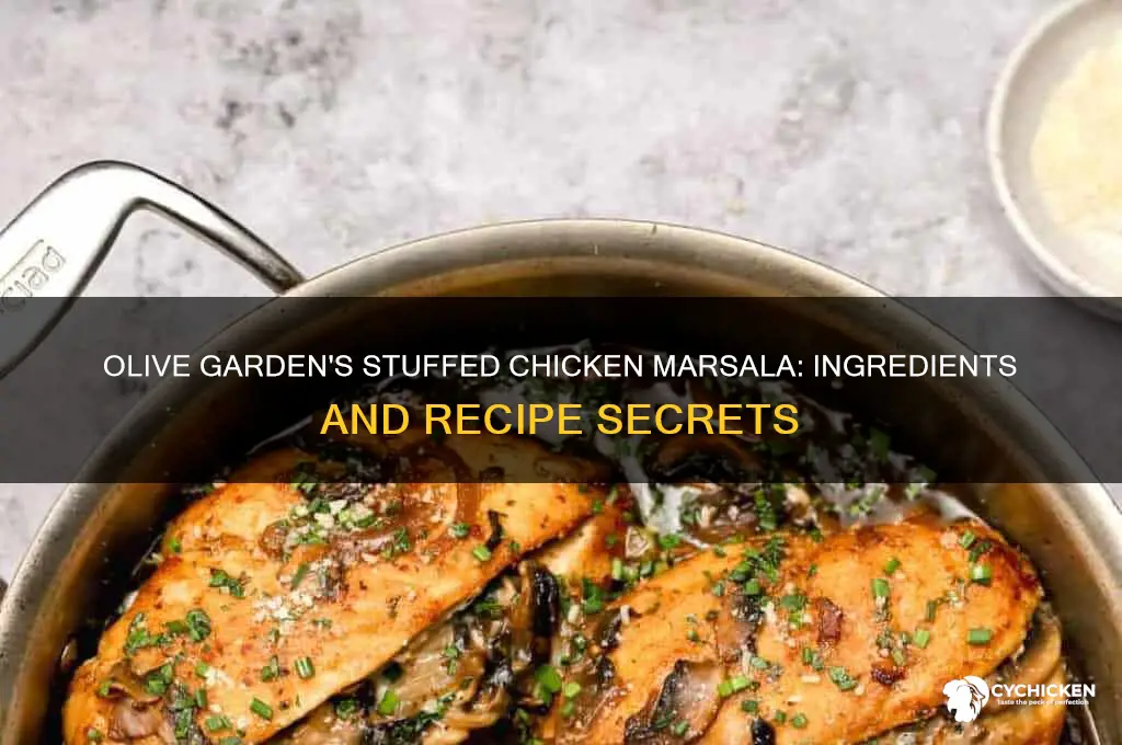 what is in olive garden stuffed chicken marsala
