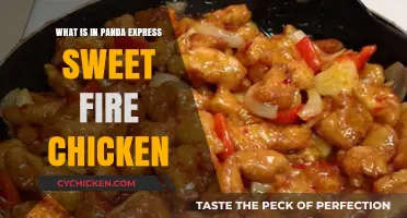 Panda Express Sweet Fire Chicken Ingredients: A Spicy-Sweet Breakdown