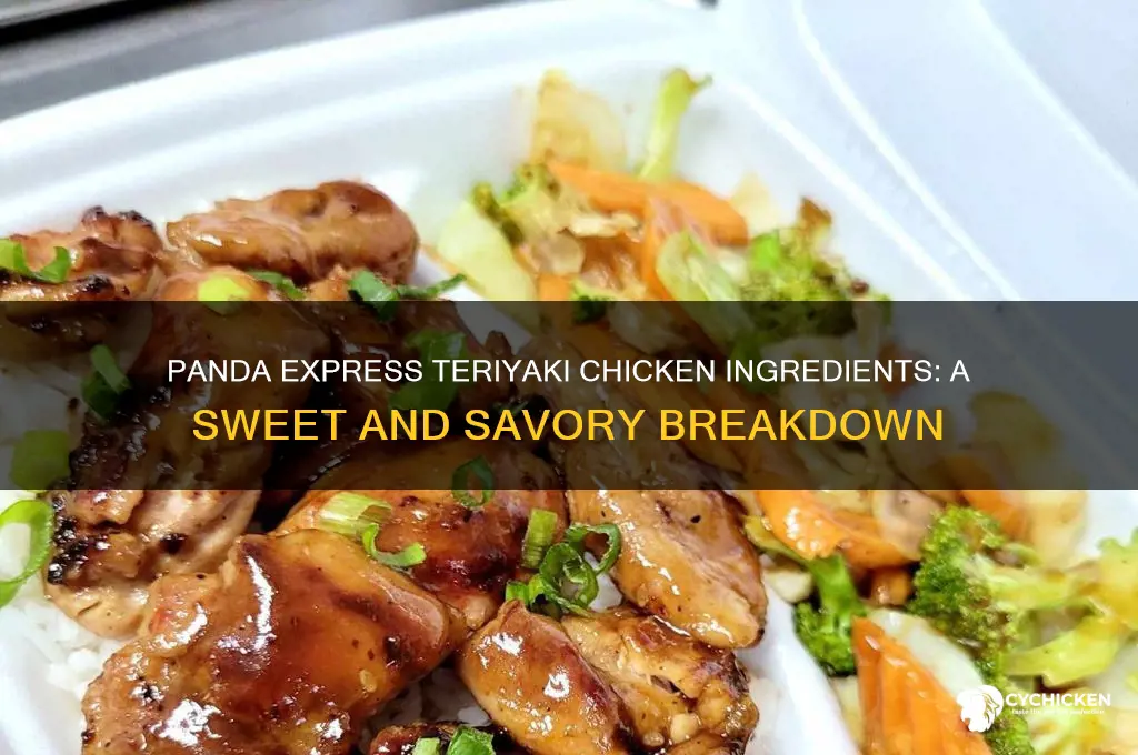 what is in panda express teriyaki chicken