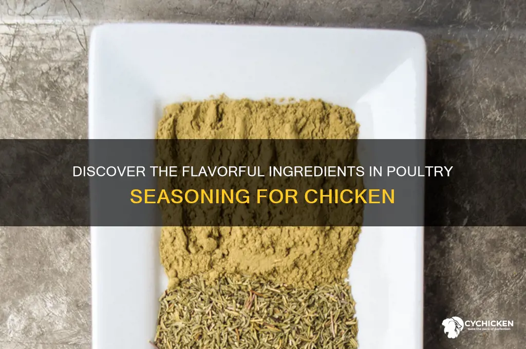 what is in poultry seasoning for chicken