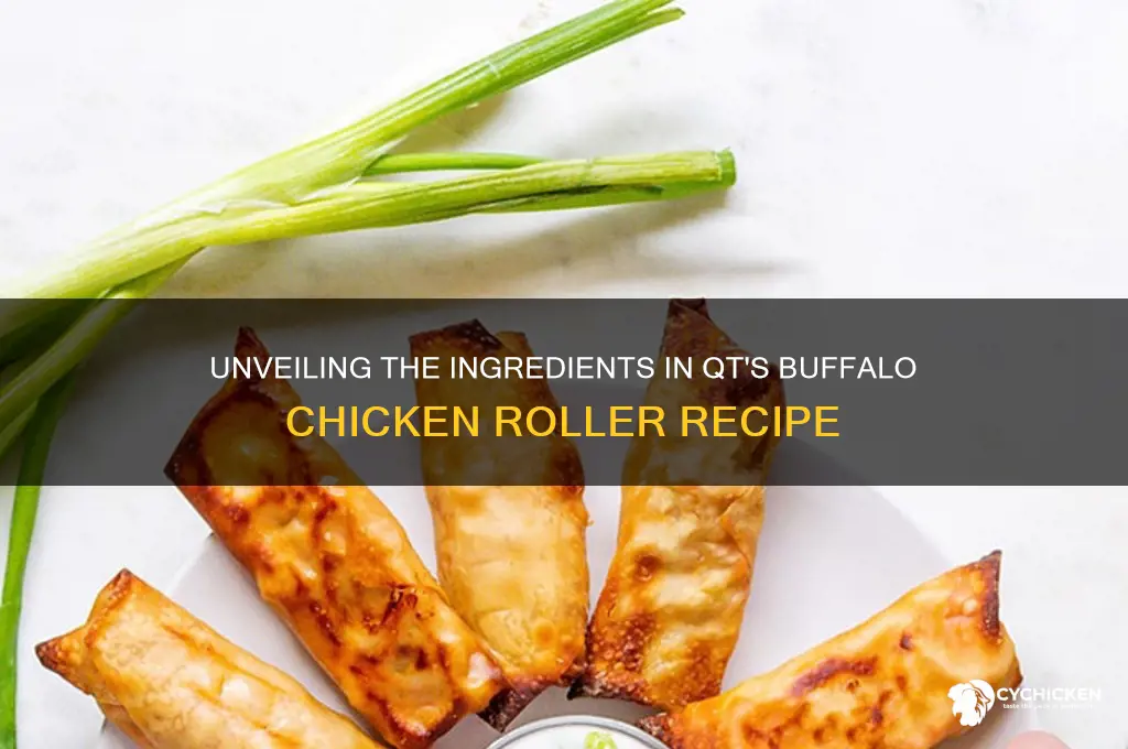 what is in qt buffalo chicken roller