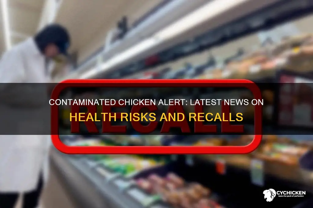 what is in recent news about contanminated chicken
