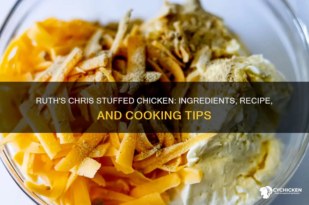 what is in ruth chris stuffed chicken