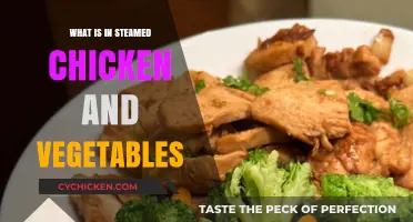 Steamed Chicken and Veggies: Nutritious Ingredients for a Healthy Meal