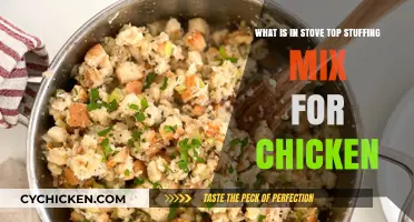 Stove Top Stuffing Mix: Chicken Edition Ingredients