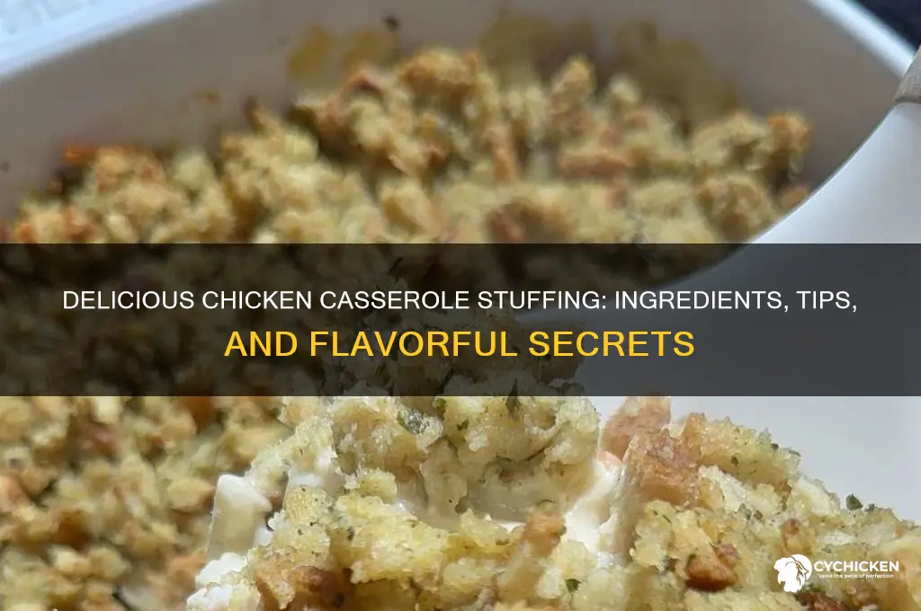 what is in stuffing with chicken casserole