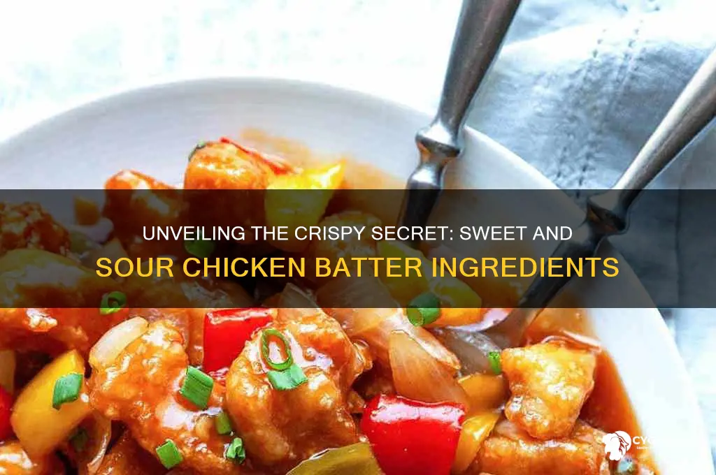 what is in sweet and sour chicken batter