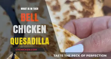 Taco Bell Chicken Quesadilla Ingredients: A Detailed Breakdown Inside