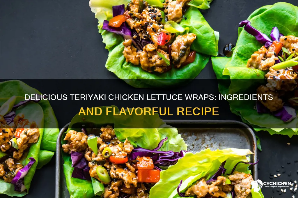 what is in teriyaki chicken lettuce wraps