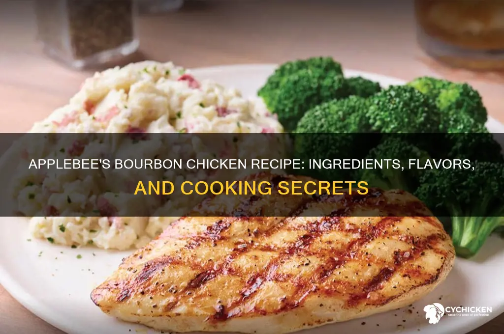 what is in the applebees bourbon chicken