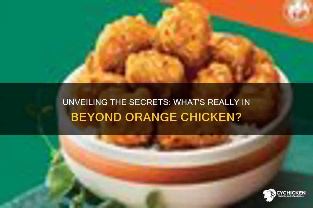 what is in the beyond orange chicken
