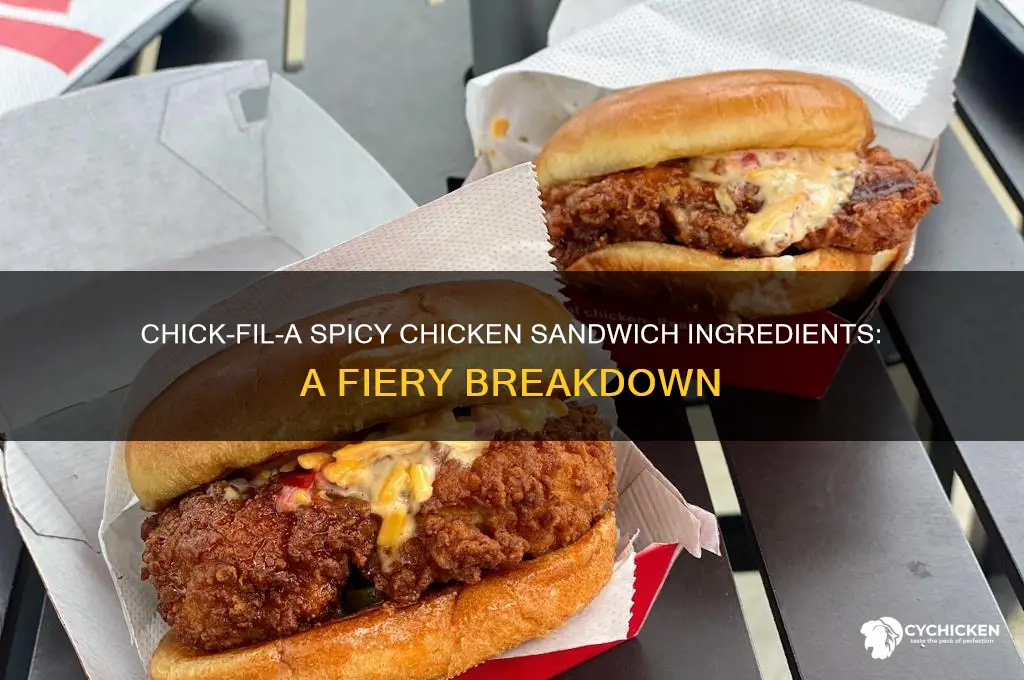 what is in the chick fil a spicy chicken sandwich