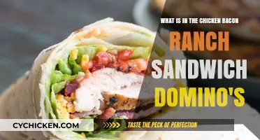 Discover Domino's Chicken Bacon Ranch Sandwich Ingredients and Flavors