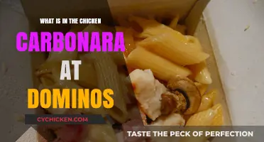 Discover Domino's Chicken Carbonara Ingredients: A Tasty Breakdown