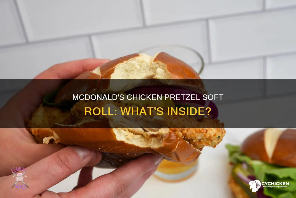 what is in the chicken pretzel soft roll mcdonalds