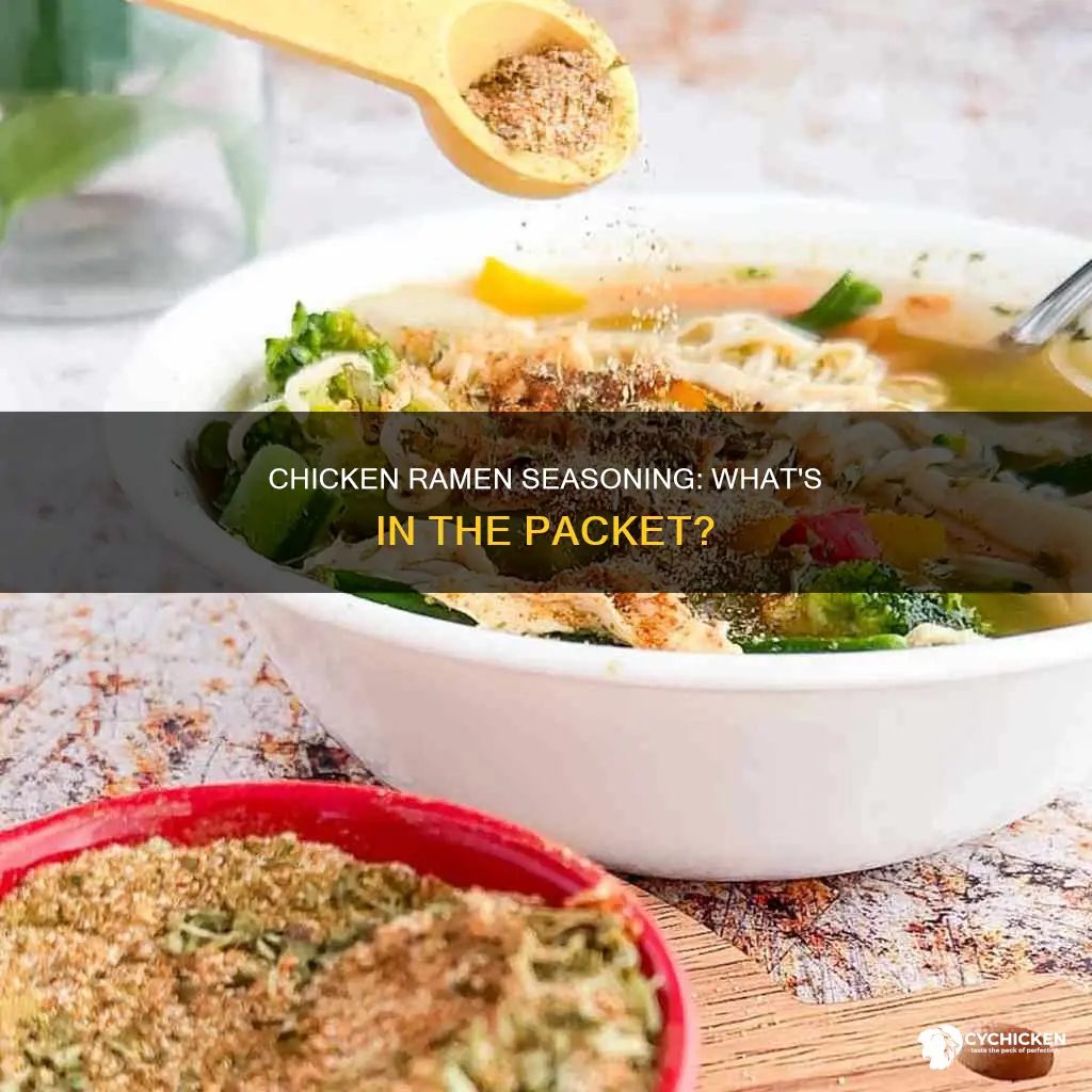 what is in the chicken ramen noodle seasoning packet