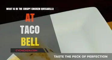 Taco Bell's Crispy Chicken Quesadilla: What's Inside?
