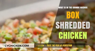 Grande Nachos Box: Shredded Chicken, Cheese, and More