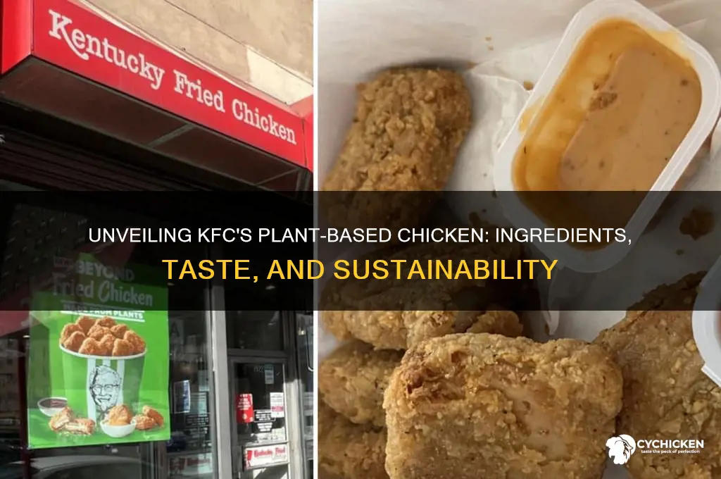 what is in the kfc plant based chicken