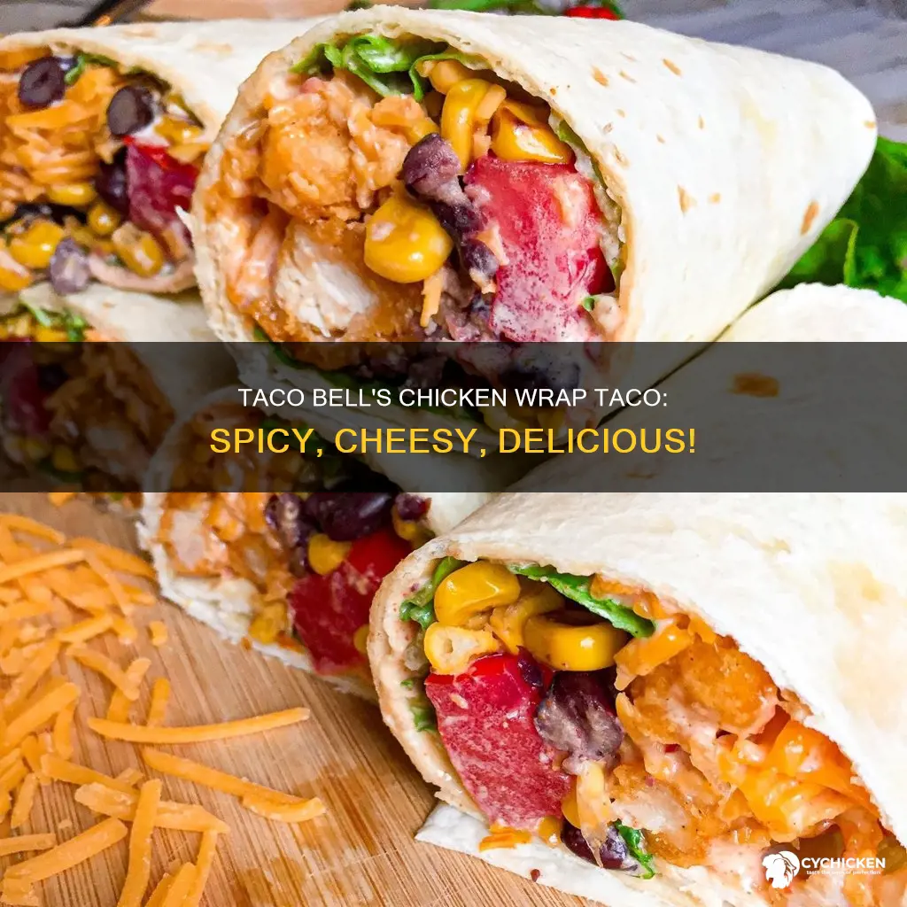 what is in the new taco bell chicken wrap taco