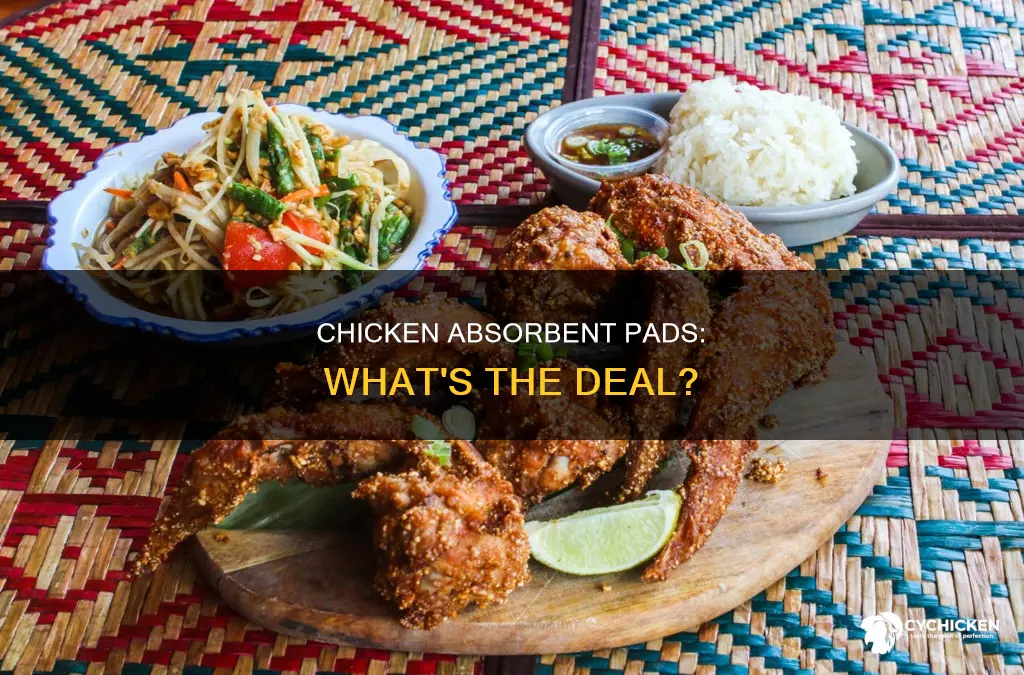 what is in the pad at the bottom of chicken