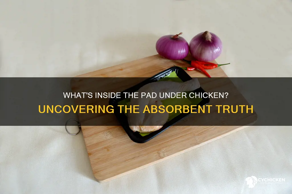 what is in the pad under chicken
