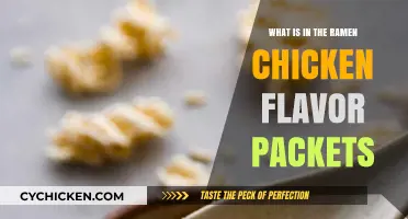 Unveiling the Savory Secrets Inside Ramen Chicken Flavor Packets