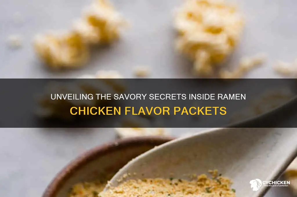 what is in the ramen chicken flavor packets