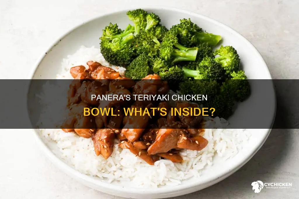 what is in the teriyaki chicken bowl at panera