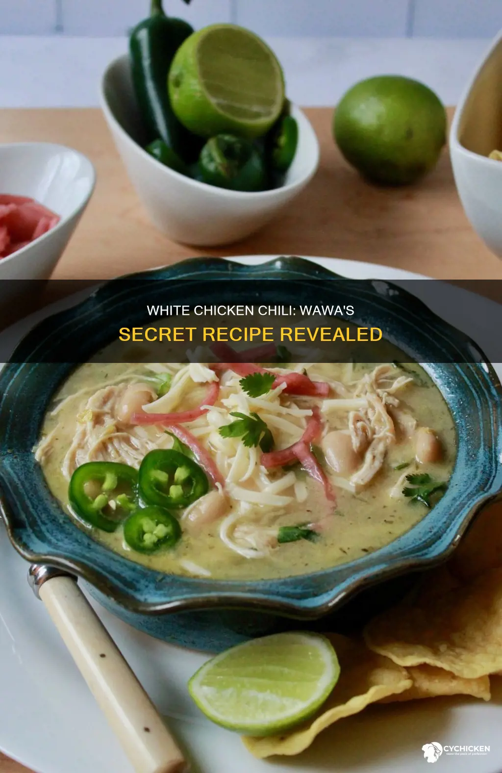 what is in the white chicken chili from wawa