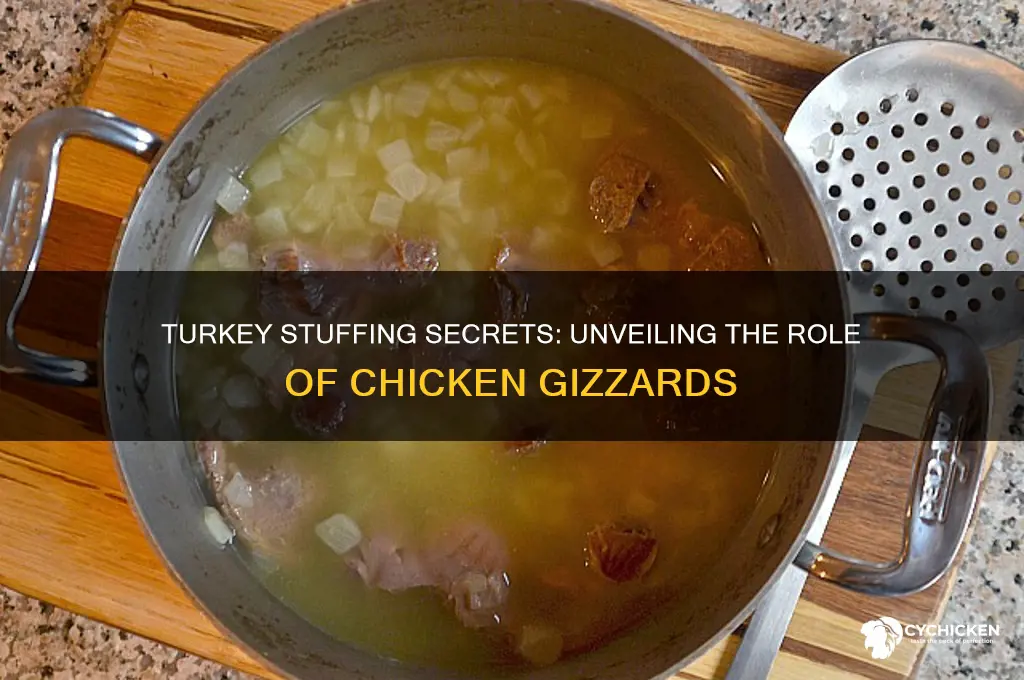 what is in turkey stuffing chicken gizzards