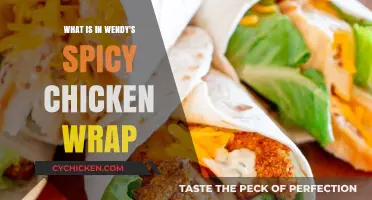 Wendy's Spicy Chicken Wrap Ingredients: A Detailed Breakdown Inside
