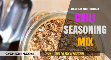 Discover the Flavorful Ingredients in White Chicken Chili Seasoning Mix