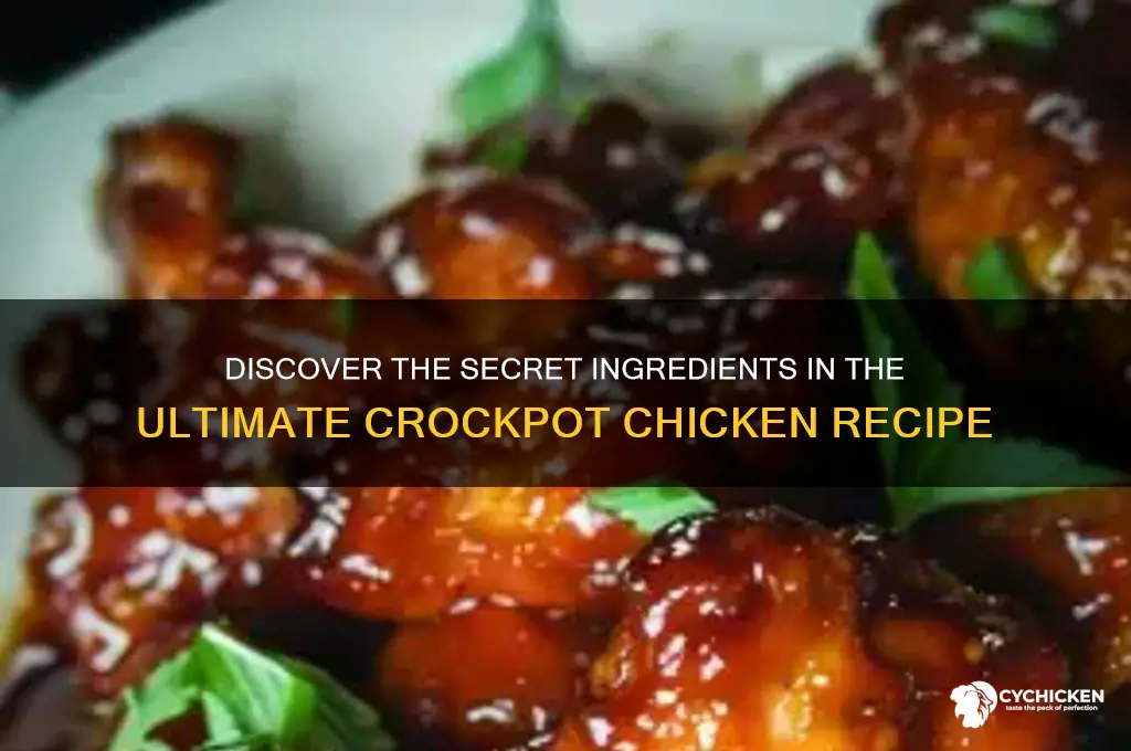 what is in yummiest chicken recipe crockpit