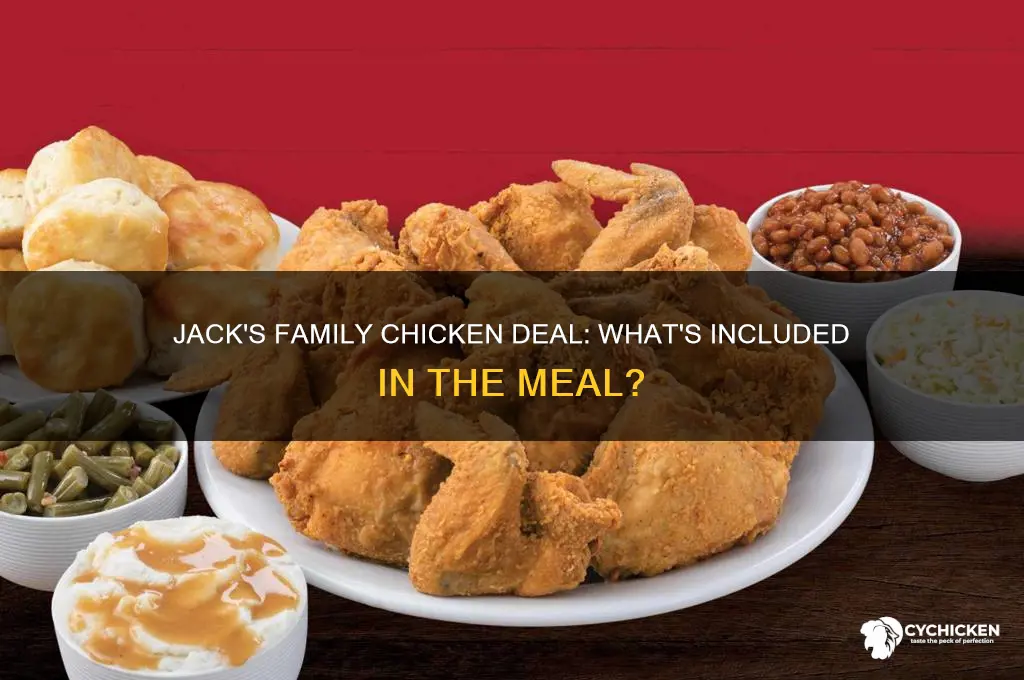 what is included in jacks family chicken deal