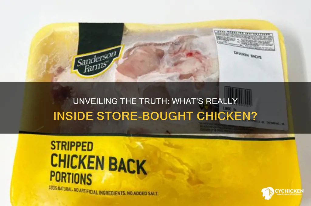 what is inside my store bought chicken