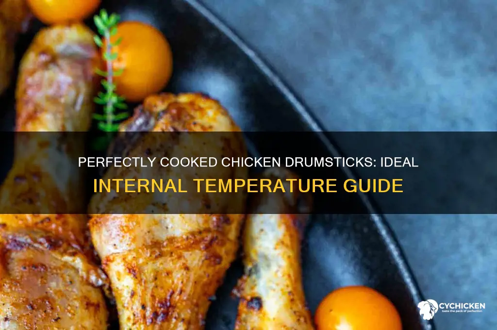 what is internal temp for chicken drumsticks