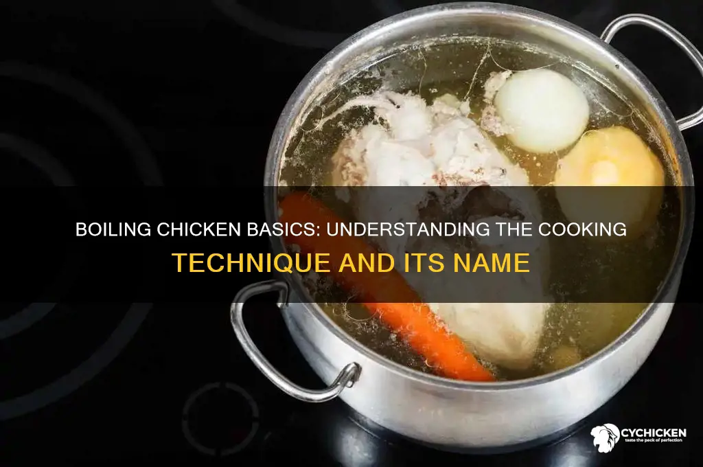 what is it called when you boil chicken