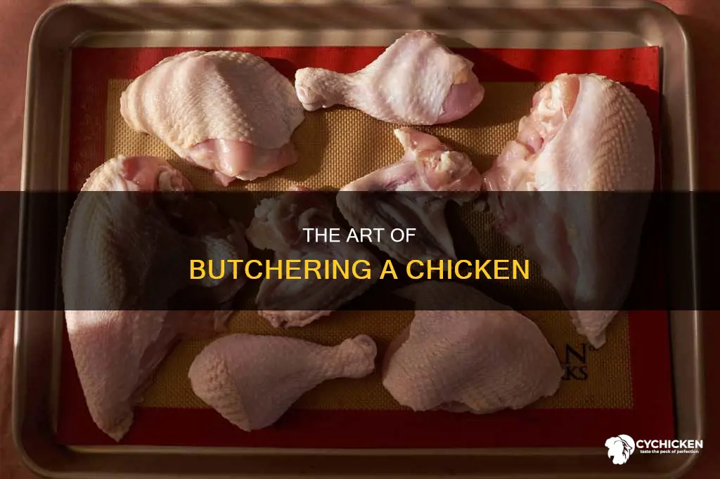 what is it called when you cut up a chicken