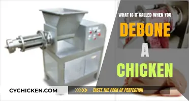 The Art of Chicken Deboning: A Skillful Butcher's Task