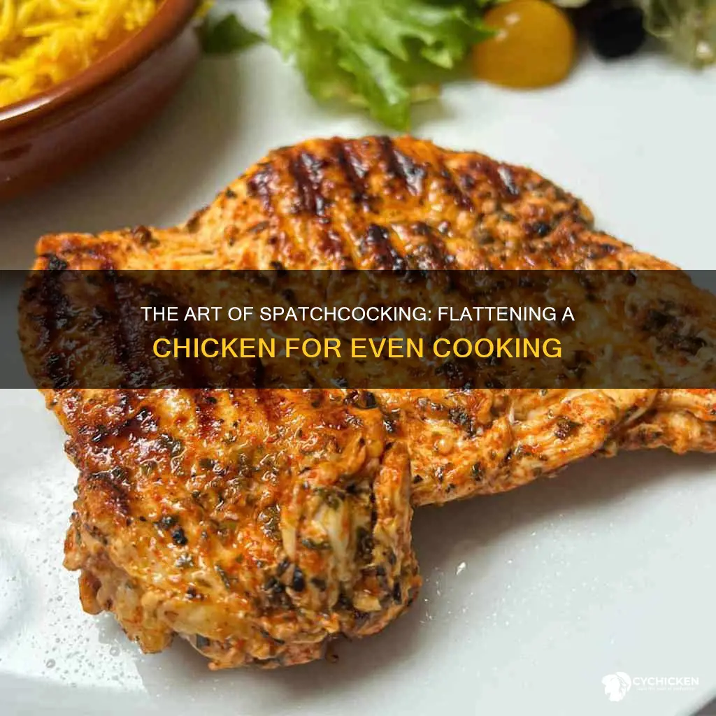 what is it called when you flatten a chicken