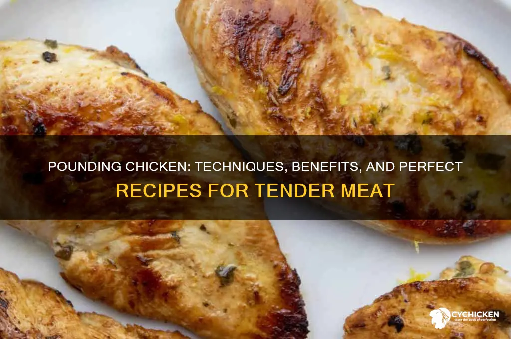what is it called when you pound chicken