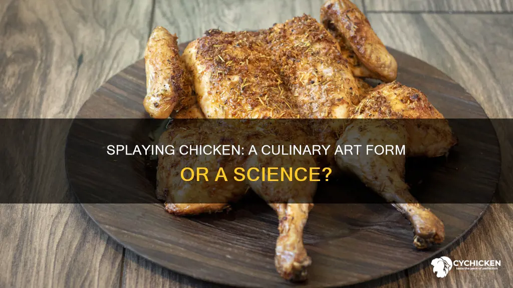 what is it called when you splay a chicken