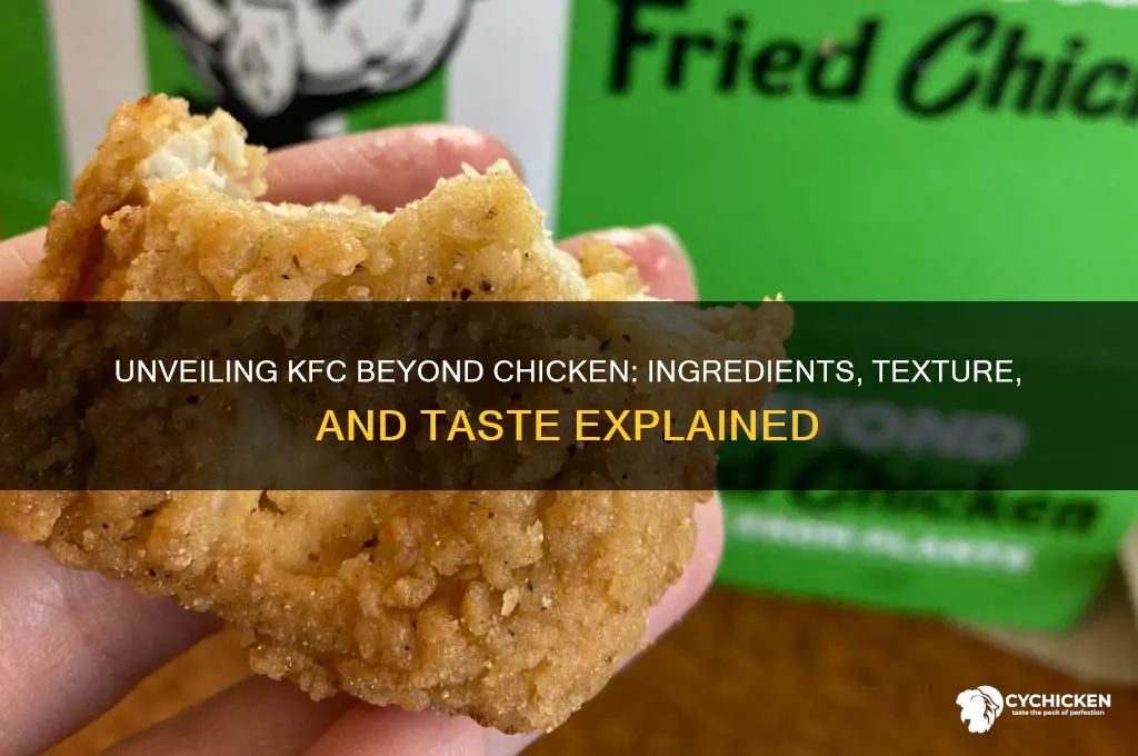 what is kfc beyond chicken made out of