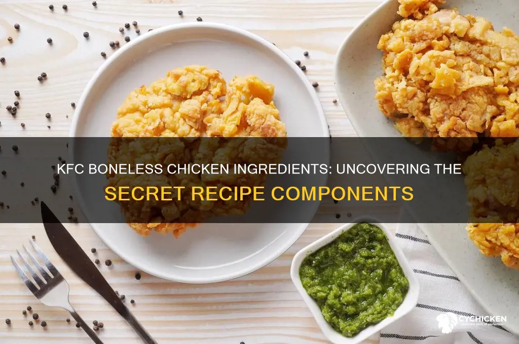 what is kfc boneless chicken made of