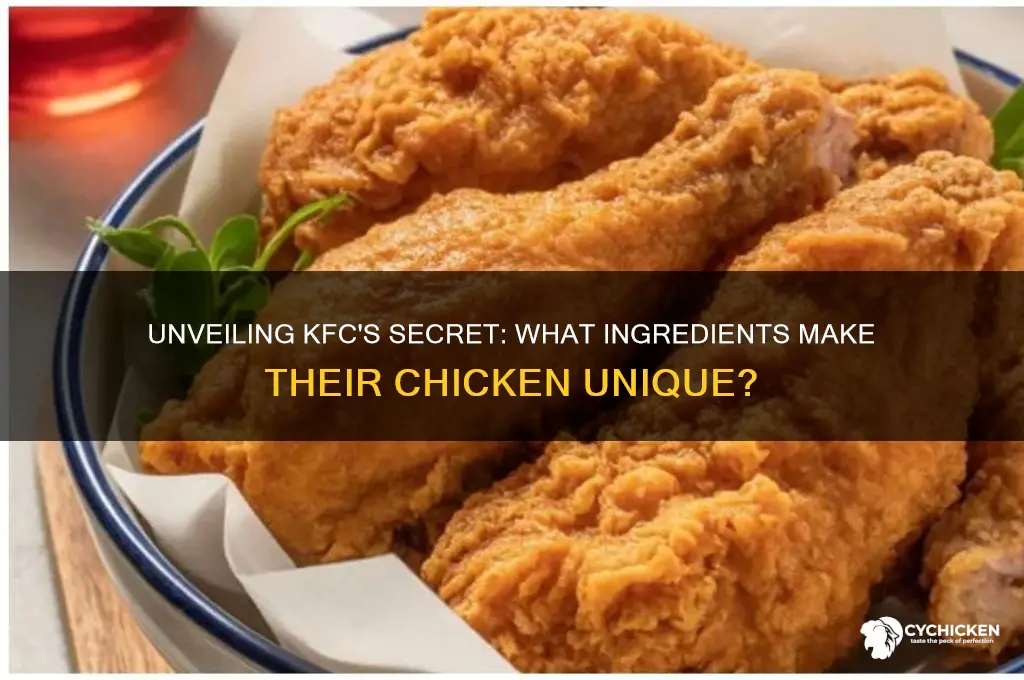 what is kfc chicken made out of