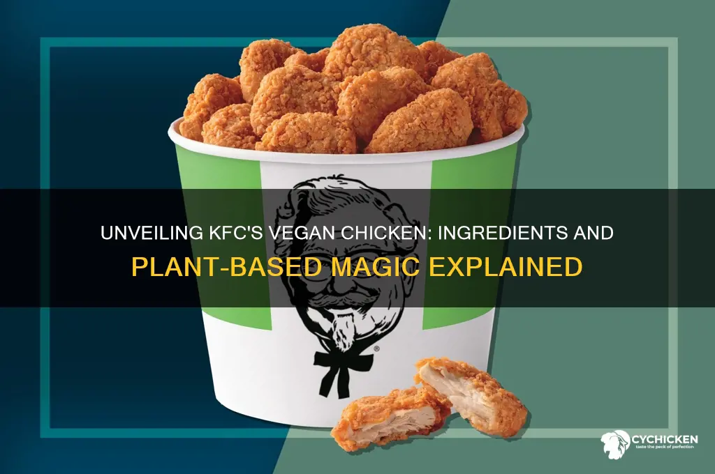 what is kfc vegan chicken made of