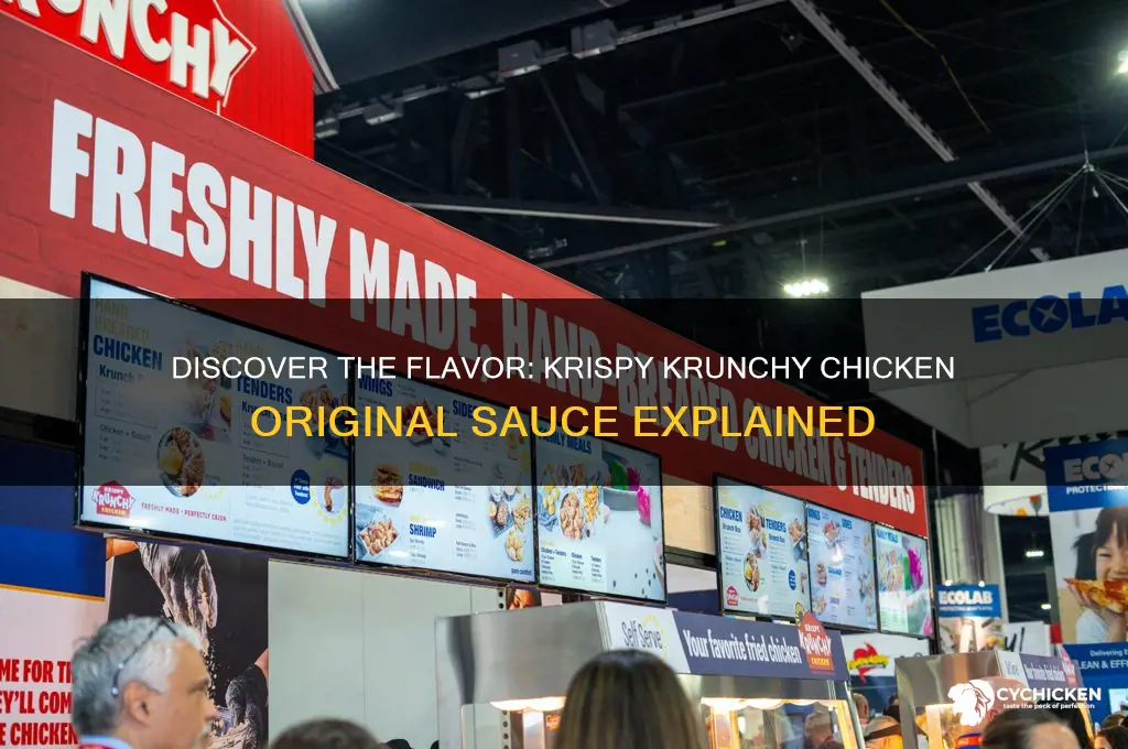 what is krispy krunchy chicken original sauce